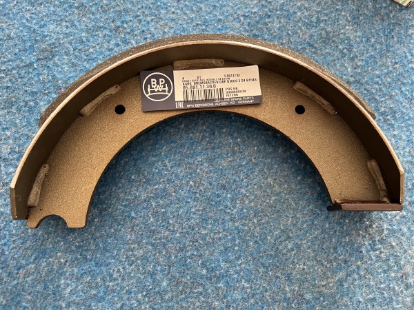 Bremsbacken-Set Bremsbelag 300 x 60 für BPW/Peitz N 3006