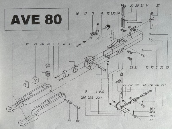 Ersatzteile für BPW/Peitz AVE 80 Auflaufeinrichtung